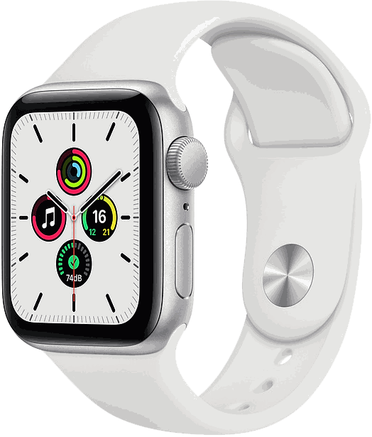 Apple Watch SE 40mm Silver Sport Band